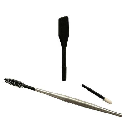 China Mini Cosmetic Spatula Refillable Eco-Friendly Refillable On Professional Aluminum Makeup Tool for sale