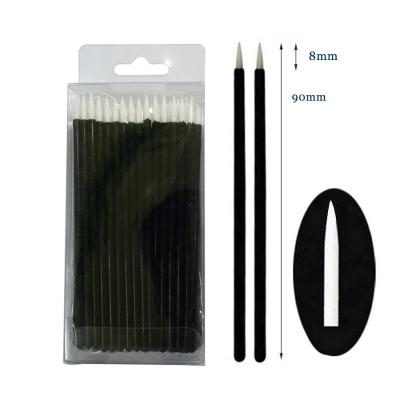 China Economic Disposable Felt Tip Fiber Applicator Eyeliner Brush for sale