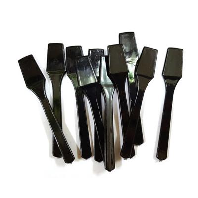 China PS In Stock Wholesale Disposable Mini Makeup Cream Spatula In Shovel Shape for sale