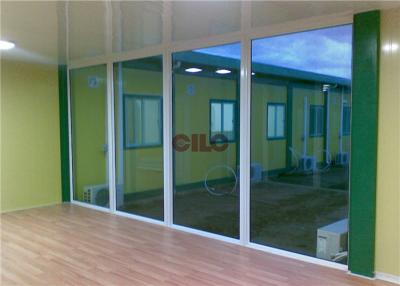 China Foldable Expandable Flat Pack Container House With Aluminum Big Glass Window for sale