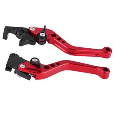 China Aluminum Alloy ATV Front Rear Double Discbrake Clutch CNC Motorcycle CNC Brake Levers Adjustable Lever For Yamaha for sale