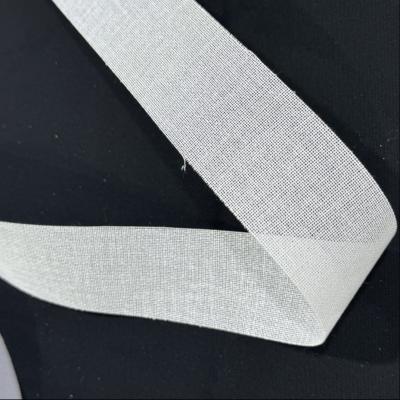 China 260Gsm Blanco Pantalón Negro Cinturón Entrelazado en venta