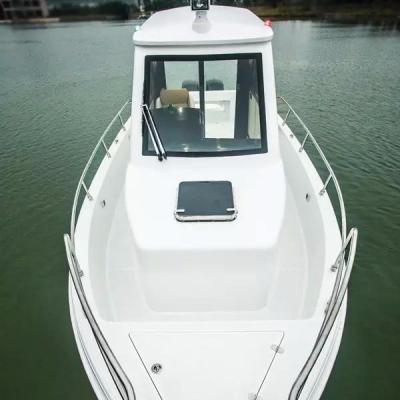 China Fiberglass 30ft USA Style Fiberglass Fishing Yacht For Resting And Fishing For Sale for sale