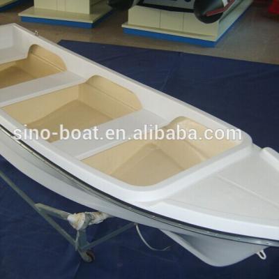 China Small Fiberglass Fishing Boat 4.2m FS420 Single Hull for sale