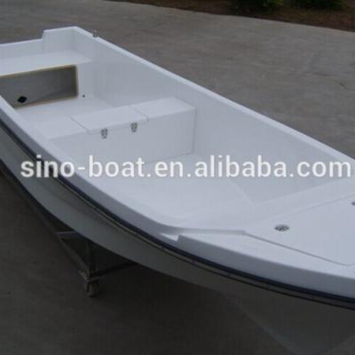 China Small Fiberglass Fishing Boat 4.2m FS420 Double Hull for sale