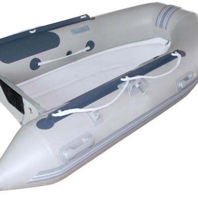 China PVC small alloy 2.5m sport inflatable boat in PVC fabric or hypalon for fishing and water sports for sale