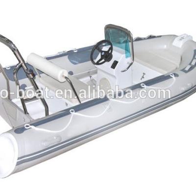 China Fiberglass PVC Inflatable Rib Boat With Fiberglass Stage (BL390) for sale