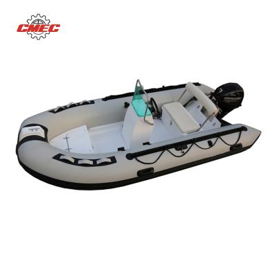 China Rigid PVC 380/390 PVC or Hypalon Fiberglass Inflatable Boat for sale