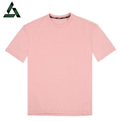 China Anti-Wrinkle Factory Custom Logo Solid Color Blank Men's T-shirt 2020 Dry Fit T-shirt Men for sale