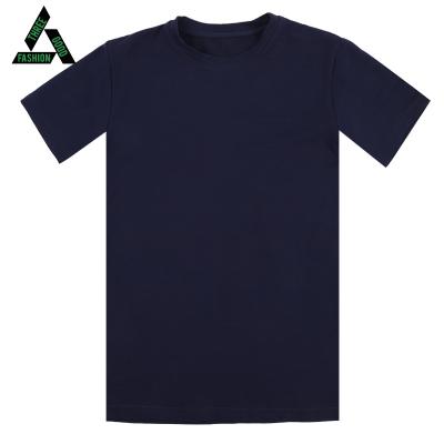 China Anti-wrinkle Summer Solid Color High Quality Blank Men Design Cotton T-shirt 2020 Man T-shirt for sale