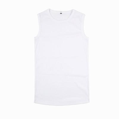 China Custom Made T-shirt OEM Men's Unisex T-shirt Viable Simple Logo Printed Sleeveless Anti-wrinkle Design Tee Shirt for sale