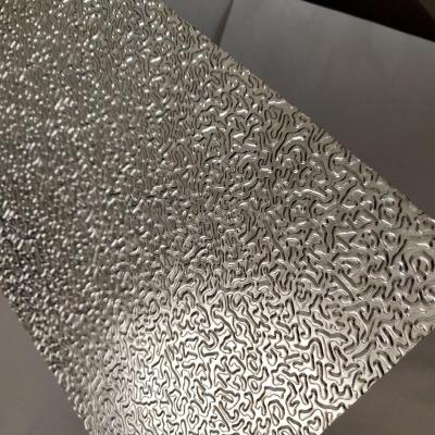 China Rose Gold Stucco Embossed Aluminum Sheet with Thickness 0.2-4.0mm en venta