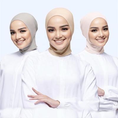 China 2022 Muslim Instant Hijab Scarf Malaysia Women Muslim Tank Top Normal Hijab Inner Undercap Modal Hijab for sale