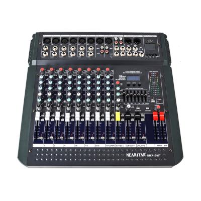 China USB Mixer 12 Channels 16 Mics Interface DJ Audio Console Dual DSP Input JB-LG12 Effect Sound System for sale