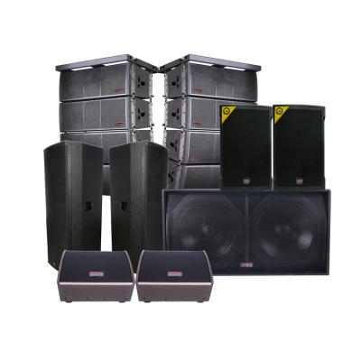 China Plywood Professional+Audio%2C+Video Line Array Solution Stage Speaker PA Audio Speaker System For Big Stage for sale