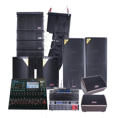 China Professionalaudio2cvideo Plywood Sound System Music Equipments Sale L-808 Whole Set Line Array Speaker With Subwoofer for sale