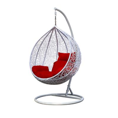 China Adjustable Garden Furniture Fashion Wicker Rattan (Other) Hanging Indoor Swing Chair With Stand Pool Loungers Swimming Rattan Chair for sale