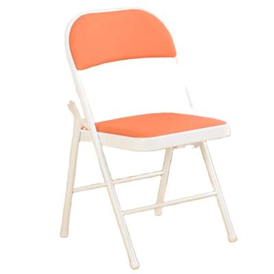 China Modern Cheap Folding Chair Metal Frame Dining Hotel Chair Restaurant Chairs for sale