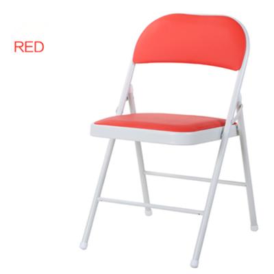 China Modern restaurant chair with metal legs furniture simple leisure folding table chair outdoor folding chairs for sale