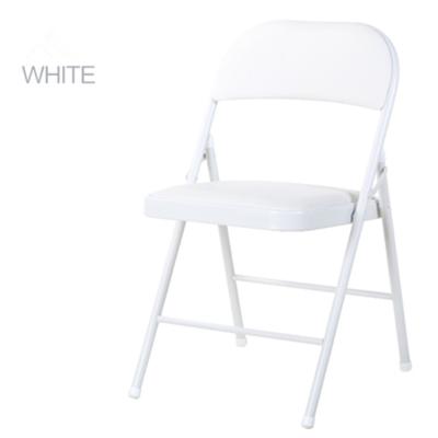 China White Folding Chairs Modern Upholstered Convertible Outdoor Garden Folding Chairs Outdoor Wedding Chair for sale