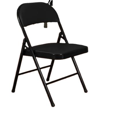 China Adjustable Black Cloth Seat Leisure Folding Chair Restaurants (Other) Special Chair Dining Chairs for sale