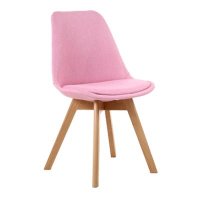 China (Other)Adjustable LUXURY Wooden Dining Chair Fabric Dining Chair Upholstered Dining Chair for sale