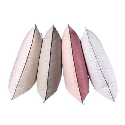 China High Quality Pillow Home Hotel PORTABLE Down Down Pillow White Goose Feather Filled Pillows for sale