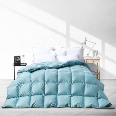 China Viable Custom Luxury Goose Duck Down Feather Duvet Queen King Size Comforter Bedding Comforter Bedding Set for sale