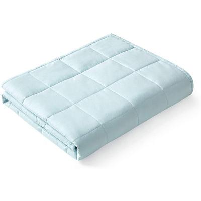 China Large Adult Anti-static Minky Heavy Blanket Glass Beads Heavyweight Quilted Blanket Blanket for sale