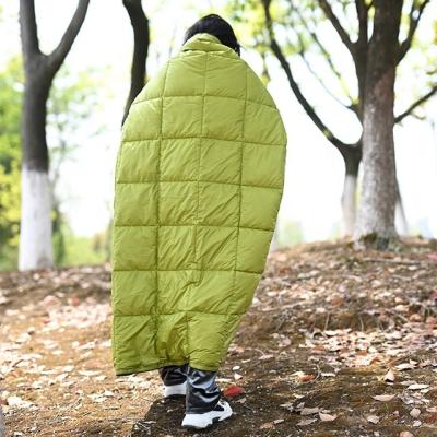 China American Custom Hike Blanket Puffy Down Blanket Outdoor Waterproof Camping Blanket for sale