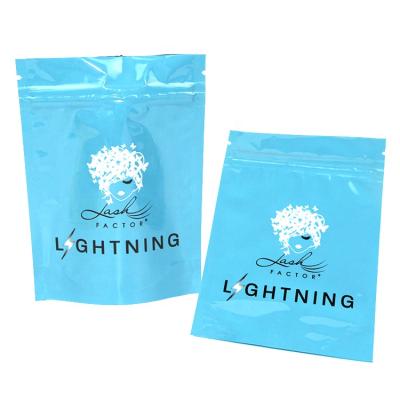 China Safety Factory Custom Printed Small Aluminum Foil Pouch For Sample Skincare Aluminum Foil Bag for sale