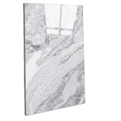 China Elite Glossy Stone Surface White Marble Tiles For Modern Interior Design for sale