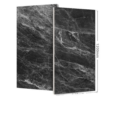 China 12MM Polished Finish Stone Imitation Texture Modern Marble Tile For Room Inside(D5-L18709) for sale