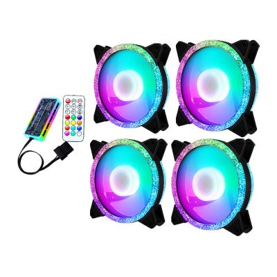 China Computer Case Triple Ring Auto Rgb Cooler Case PC Cooling 100%Of 120Mm Design Cpu 12V Kit Computer Cooling Head Fan 2022 for sale