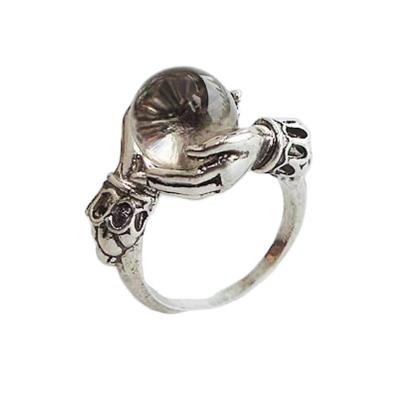 China Wholesale CLASSIC High Quality Exquisite Vintage Modern Design Glass Stone Silver Ring for sale