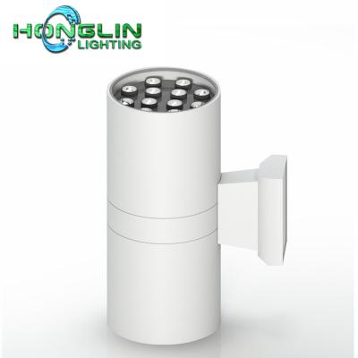 China Modern Wall Mounted 24W Outdoor Waterproof Light Through Wall Lamp 145*H300mm for sale