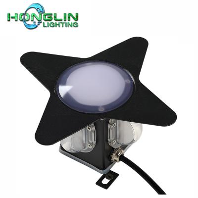 China Tempered Glass 8 Degree Outdoor 4W wtatepoor Cross Light Wall Light for sale