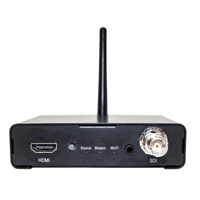 China Wifi Streaming HD SDI Video Input Live Streaming Wifi 1920x1080P60 H.264 Video Encoder for sale