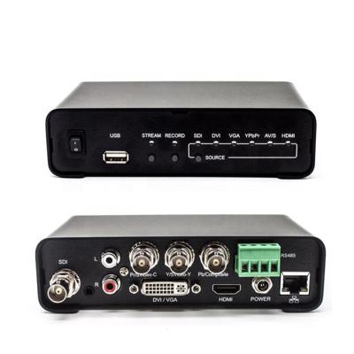 China Ethernet streaming remote training and training multiple interfaces H.264 iptv streaming server hd mi video encoder for sale