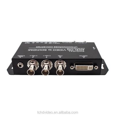 China Plug and Play DVI, VGA, S-Video, CVBS, YPbPr, Component, Compound to HDMI SDI Analog-to-Digital Video Converter for sale