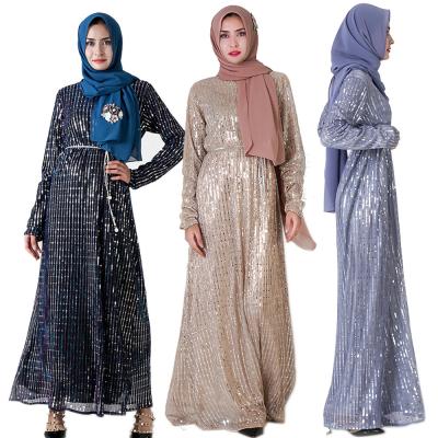 China Islamic Dress For Women Muslim Hijab Dresses Sparkle Muslim Pakistani Islamic Clothing Dress For Veiled Women Customized Size for sale