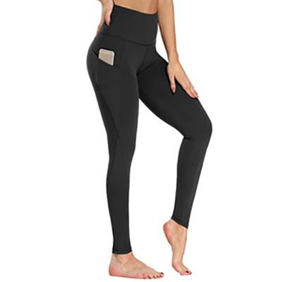 China Women's Breathable Yoga Pants Plus Waisted Workout Yoga Gaiters Custom Wear Fitness Sports High Waist Active Gym Leggings With Pockets for sale