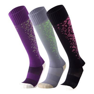 China KANGYI Sustainable Sports Wear Mens Grip Stockings Wholesale Anti Slip Soccer Football Socks for sale