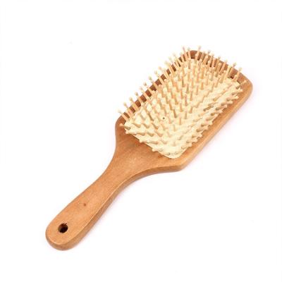 China Comfortable Anti-Static Private Label Hot Spot Air Cushion Wooden Bamboo Hair Comb for sale