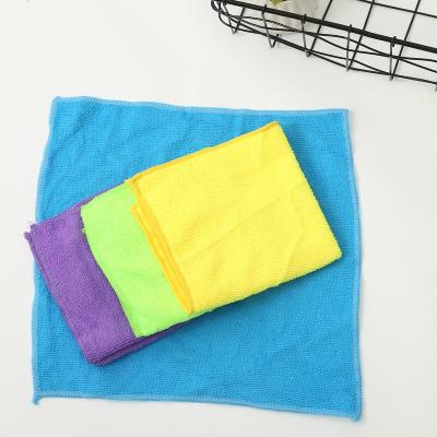 China Hot Selling 30*30cm Viable Dust Free Housework Dish Cloth Microfiber Kitchen Clean Drying Dish Towel Car Cleaning Cloth Dish Towel for sale