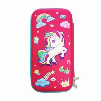 China Durable EVA School Stationery Wholesale Hard Shell 3D Design Personalized Girls Pencil Case for sale