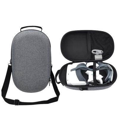 China Polyester+ EVA Large Capacity EVA Hard Shell Polyester Fabric VR Gaming Headset Carry Case for Pico Neo 3 Oculus Search 2 for sale