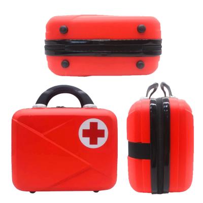 China New Design Large Capacity Portable ABS Medical First Aid Emergency Hard Shell Kit for sale