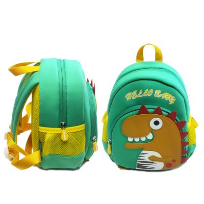 China The Best Design Dinosaur Kindergarten Kids Neoprene Bagpack Toddler Waterproof Cute Kids Backpack High Quality Best Gift for sale