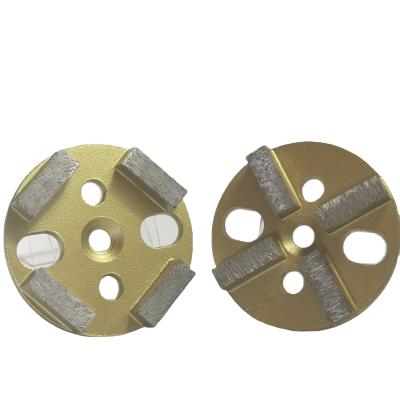 China Klindex 4 Bar Segments Concrete Abrasive Diamond Metal Polishing Pads Grinding Disc Tools for sale